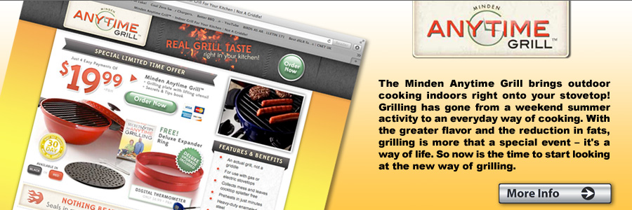 Minden Anytime Grill | AS SEEN ON TV
